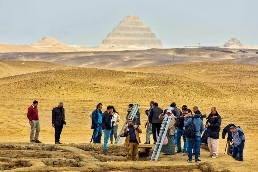 Immagine Di Uno Dei Siti Scoperti Vicino A Saqqara