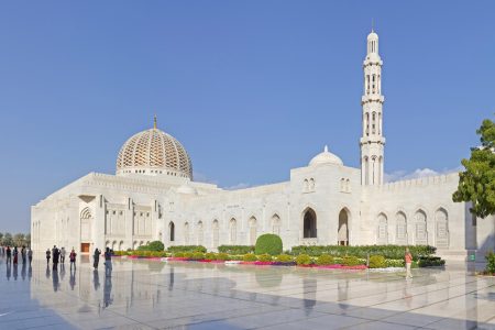 Una Bellissima Immagine Di Sultan Qaboos Grand Mosque